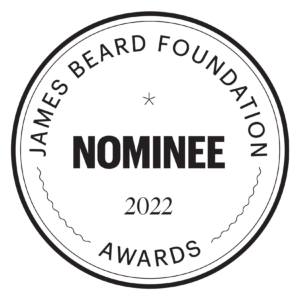 James Beard Award Nominee 2022 seal