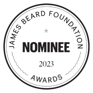 James Beard Award Nominee 2023 seal