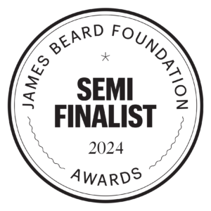 James Beard Award Semi-Finalist 2024 seal